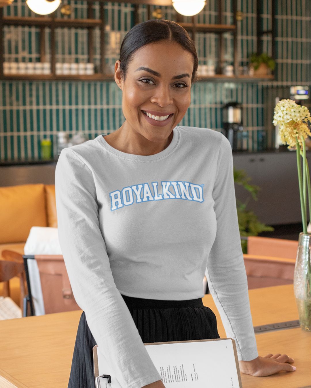 Navy Athletic Heather Sand Dune