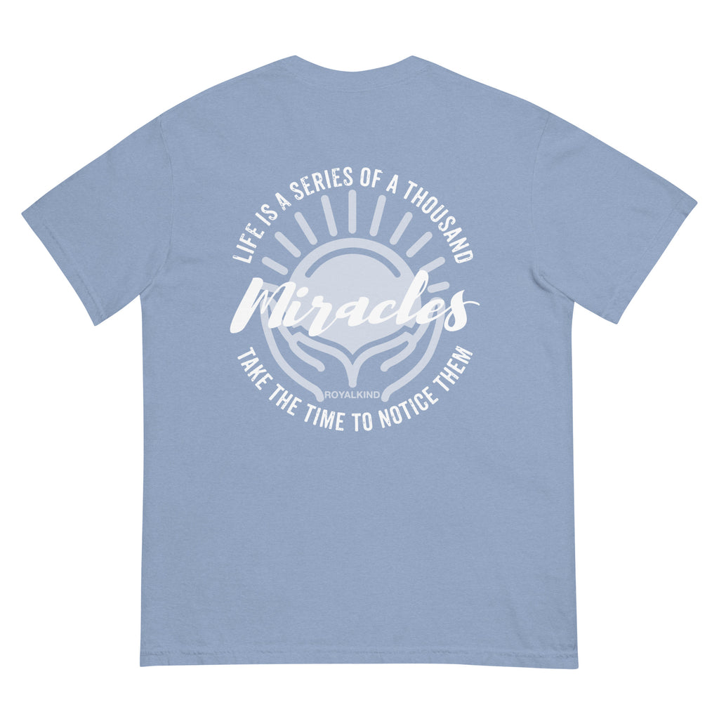 1,000 Miracles Tee Washed Denim